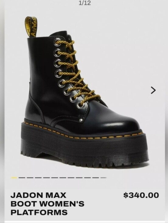 Dr. Martens Shoes - NIB Dr. Martens Jadon Max Platform Boot - Black